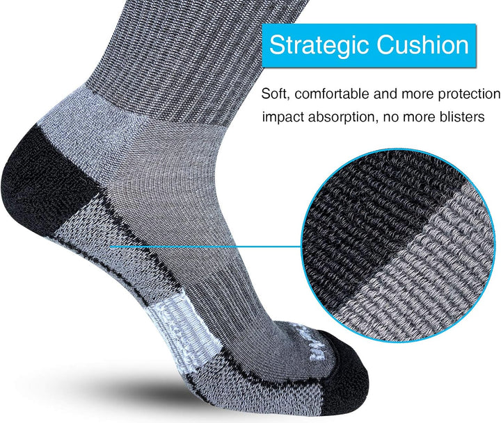 Comfortable Cotton Sports Socks (4 or 6 Pairs) - Lucas-Green (4 pairs)-Nora Luxe