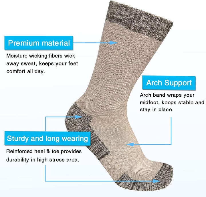 Comfortable Cotton Sports Socks (4 or 6 Pairs) - Lucas-Green (4 pairs)-Nora Luxe