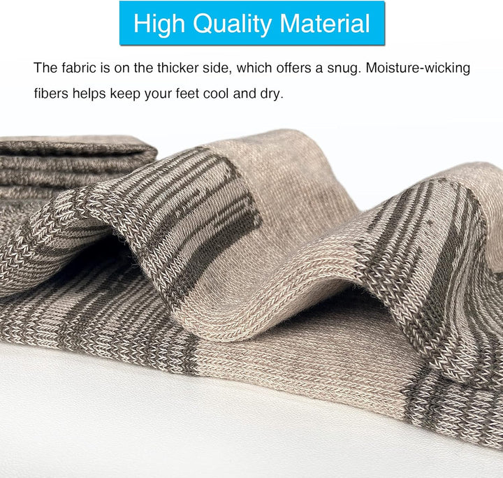 Comfortable Cotton Sports Socks (4 or 6 Pairs) - Lucas-Green (4 pairs)-Nora Luxe