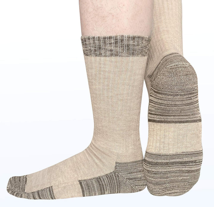 Comfortable Cotton Sports Socks (4 or 6 Pairs) - Lucas-Green (4 pairs)-Nora Luxe