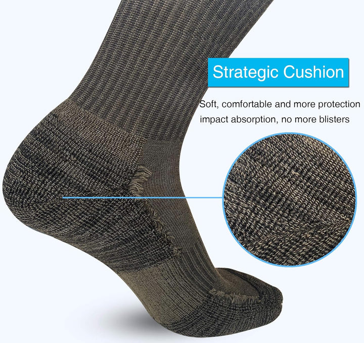 Comfortable Cotton Sports Socks (4 or 6 Pairs) - Lucas-Green (4 pairs)-Nora Luxe