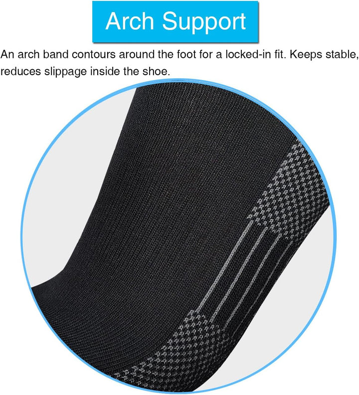 Comfortable Cotton Sports Socks (4 or 6 Pairs) - Lucas-Green (4 pairs)-Nora Luxe