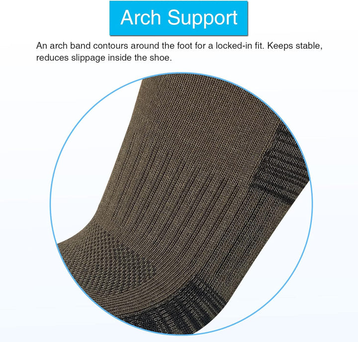 Comfortable Cotton Sports Socks (4 or 6 Pairs) - Lucas-Green (4 pairs)-Nora Luxe