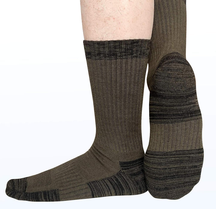 Comfortable Cotton Sports Socks (4 or 6 Pairs) - Lucas-Green (4 pairs)-Nora Luxe