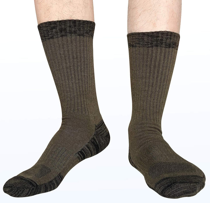 Comfortable Cotton Sports Socks (4 or 6 Pairs) - Lucas-Green (4 pairs)-Nora Luxe
