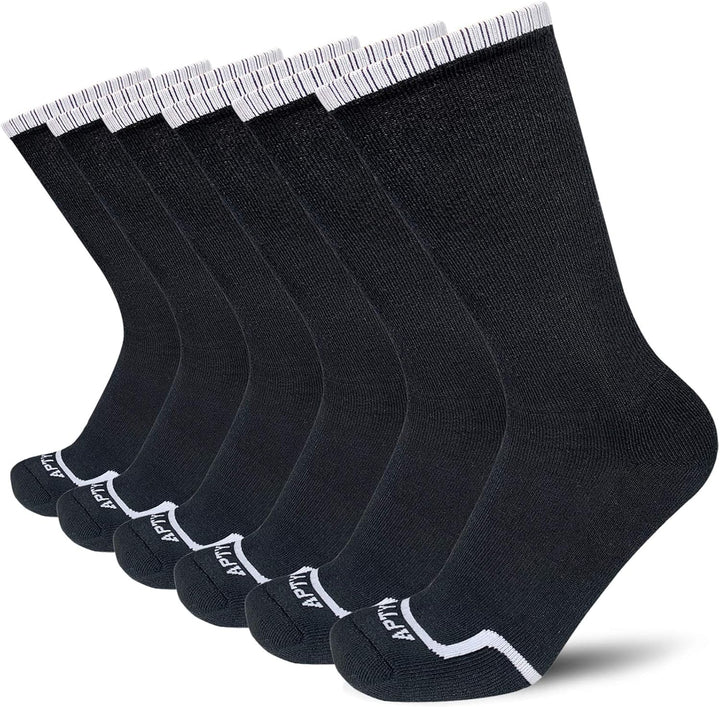 Comfortable Cotton Sports Socks (4 or 6 Pairs) - Lucas-Green (4 pairs)-Nora Luxe
