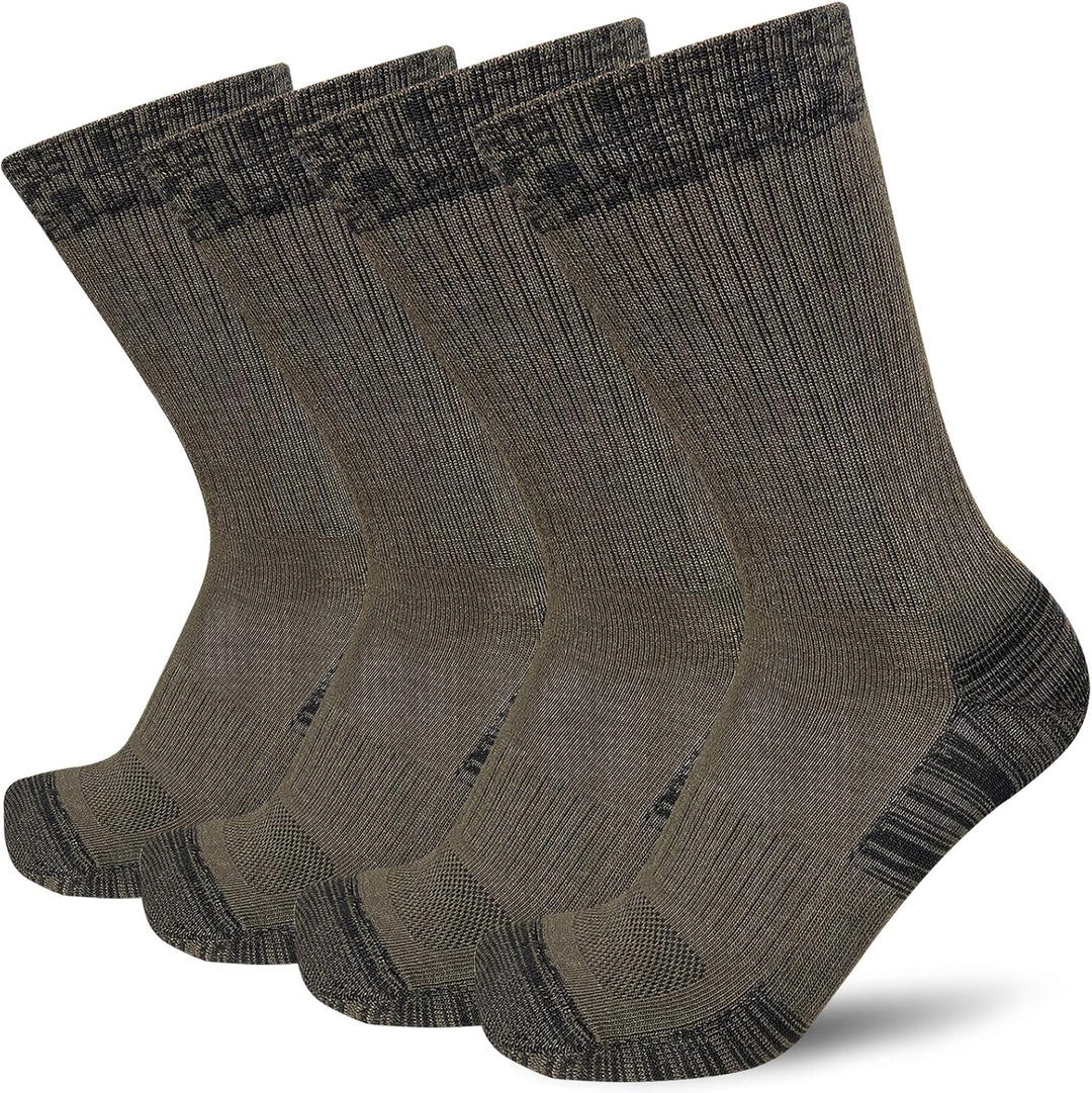 Comfortable Cotton Sports Socks (4 or 6 Pairs) - Lucas-Green (4 pairs)-Nora Luxe