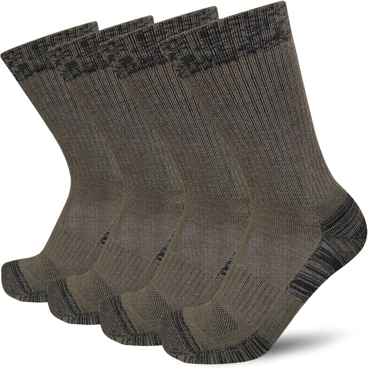 Comfortable Cotton Sports Socks (4 or 6 Pairs) - Lucas-Green (4 pairs)-Nora Luxe