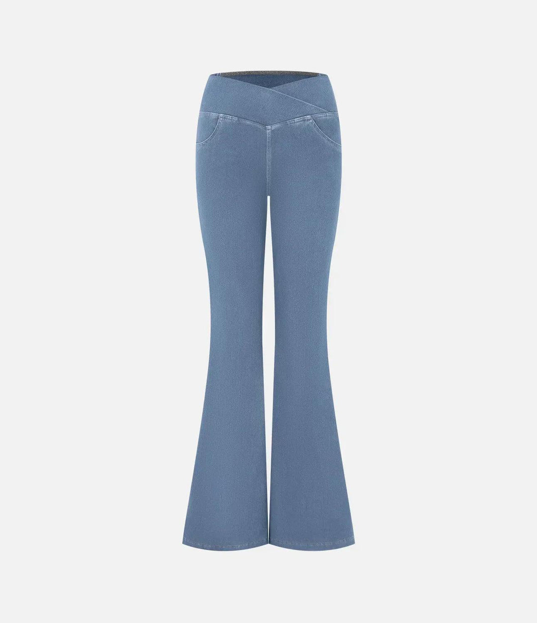 Comfortable Curvy High Waist Jeans - Aria-Light blue-XS-Nora Luxe