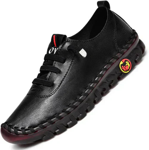 Comfortable Flat Women's Loafer – Ella-Black-4.5-The Livary