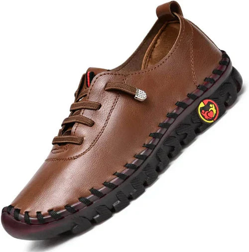 Comfortable Flat Women's Loafer – Ella-Brown-4.5-The Livary