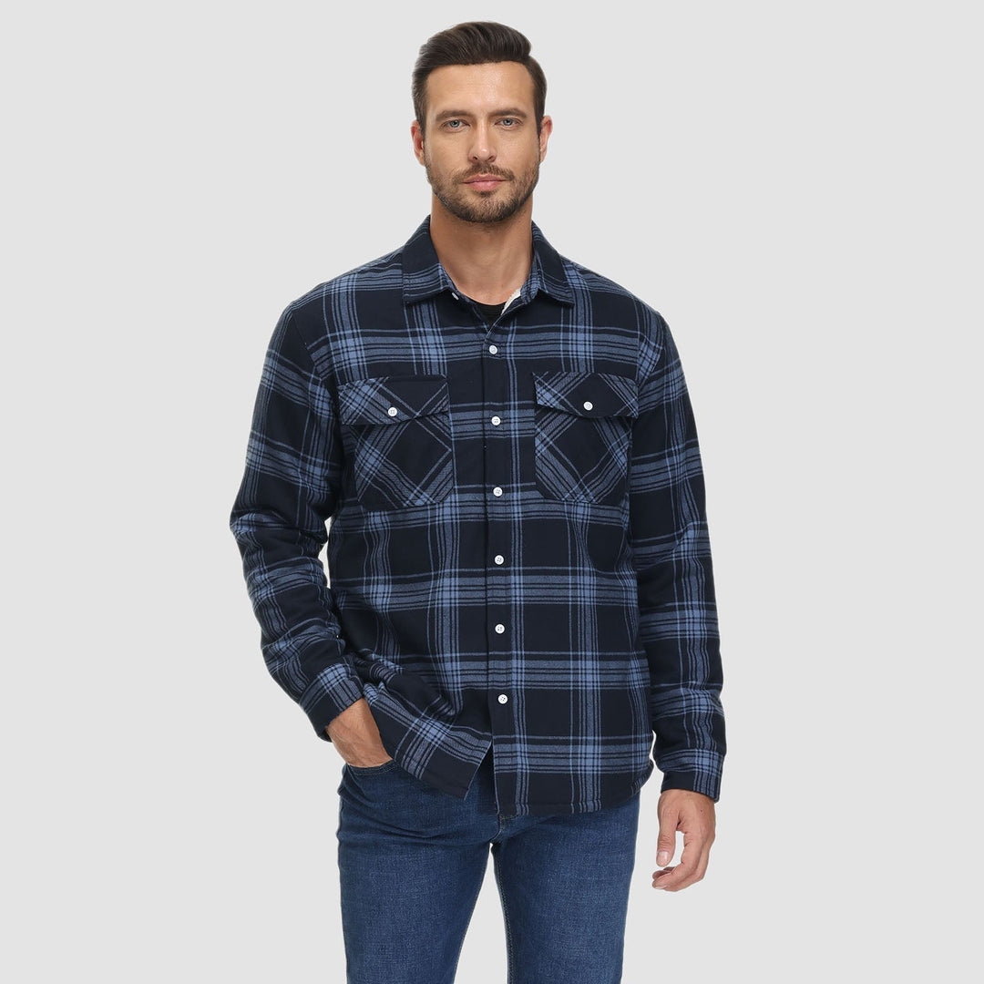 Comfortable Fleece Shirt - Ruben-Brown-S-Nora Luxe