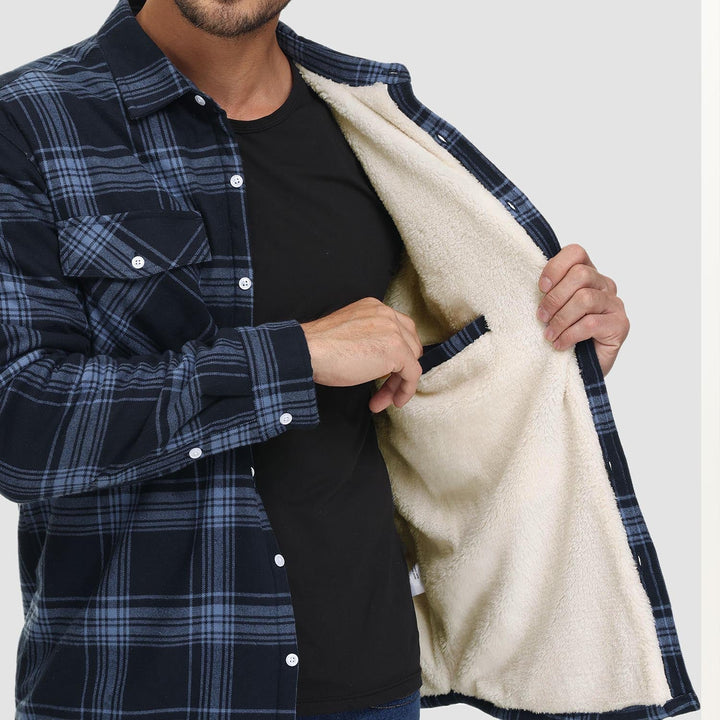 Comfortable Fleece Shirt - Ruben-Brown-S-Nora Luxe