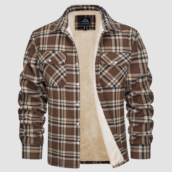 Comfortable Fleece Shirt - Ruben-Brown-S-Nora Luxe