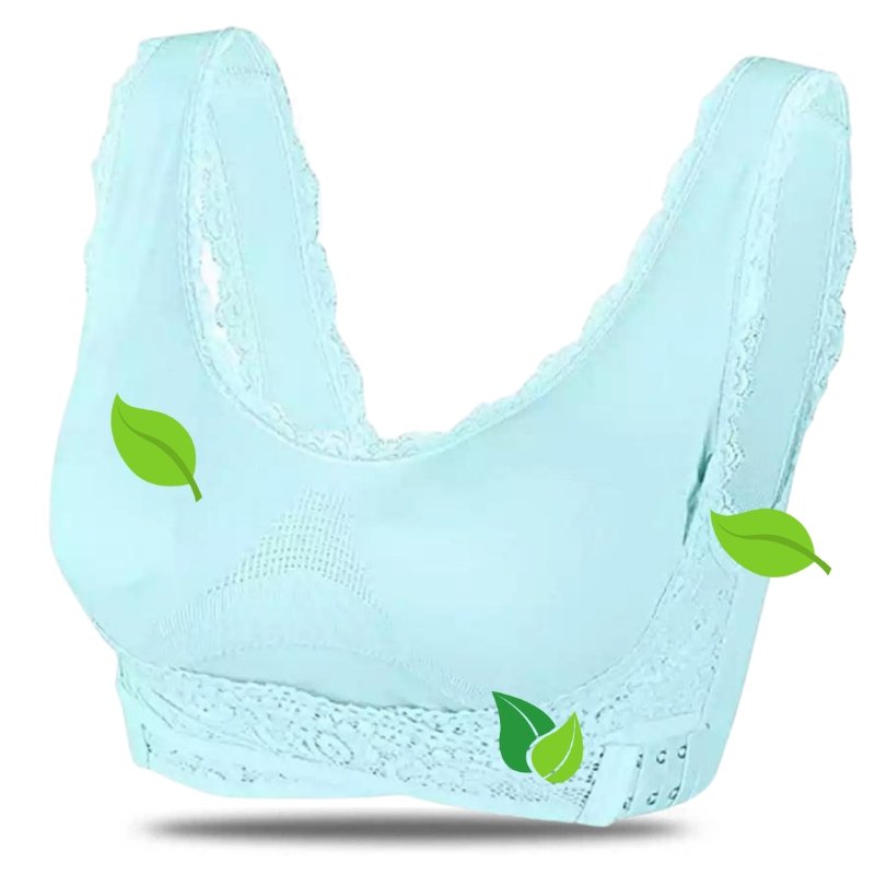 Comfortable Good Supporting Bra - Grace-Blue-S-Nora Luxe