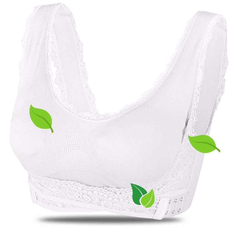 Comfortable Good Supporting Bra - Grace-White-S-Nora Luxe