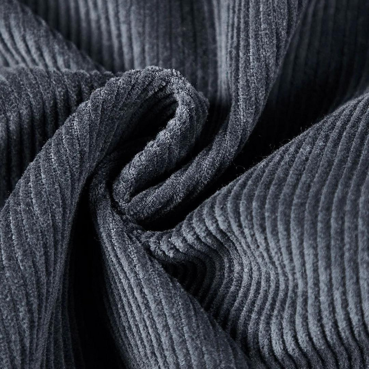 Comfortable Grey Corduroy Jacket - Rover-M-Nora Luxe