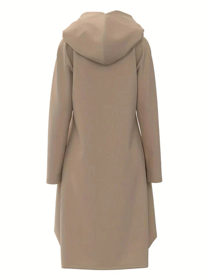 Comfortable Hoodie Dress - EllaCharm-Beige-S-Nora Luxe