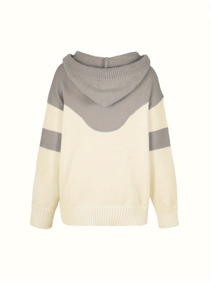 Comfortable Hoodie with Drawstring - Maya-Beige-S-Nora Luxe