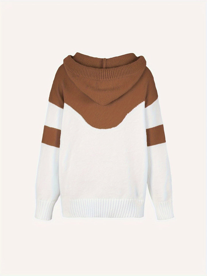 Comfortable Hoodie with Drawstring - Maya-Beige-S-Nora Luxe