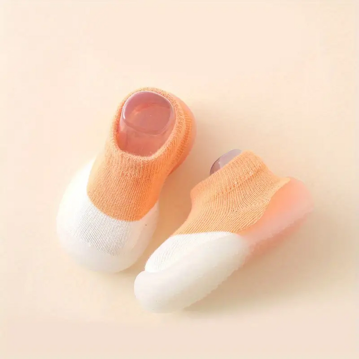 Comfortable Kids' Barefoot Shoes - NaturalStep Sneakers-Orange-3 – 4-Nora Luxe