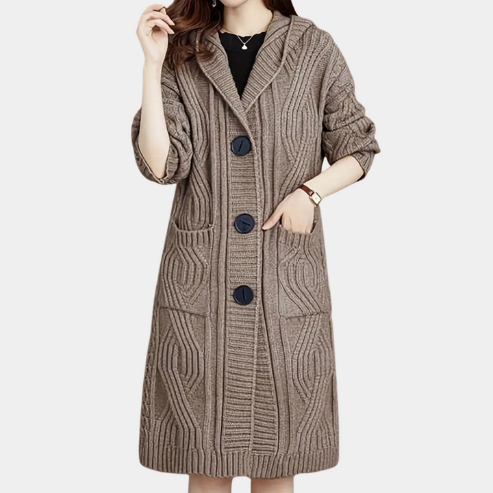 Comfortable Knitted Cardigan for Women - Mira-XS-Nora Luxe