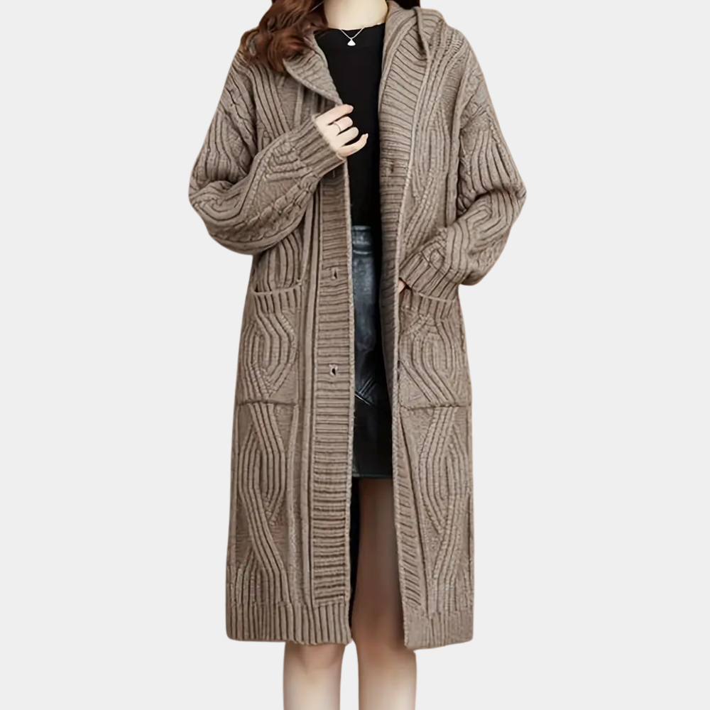 Comfortable Knitted Cardigan for Women - Mira-XS-Nora Luxe