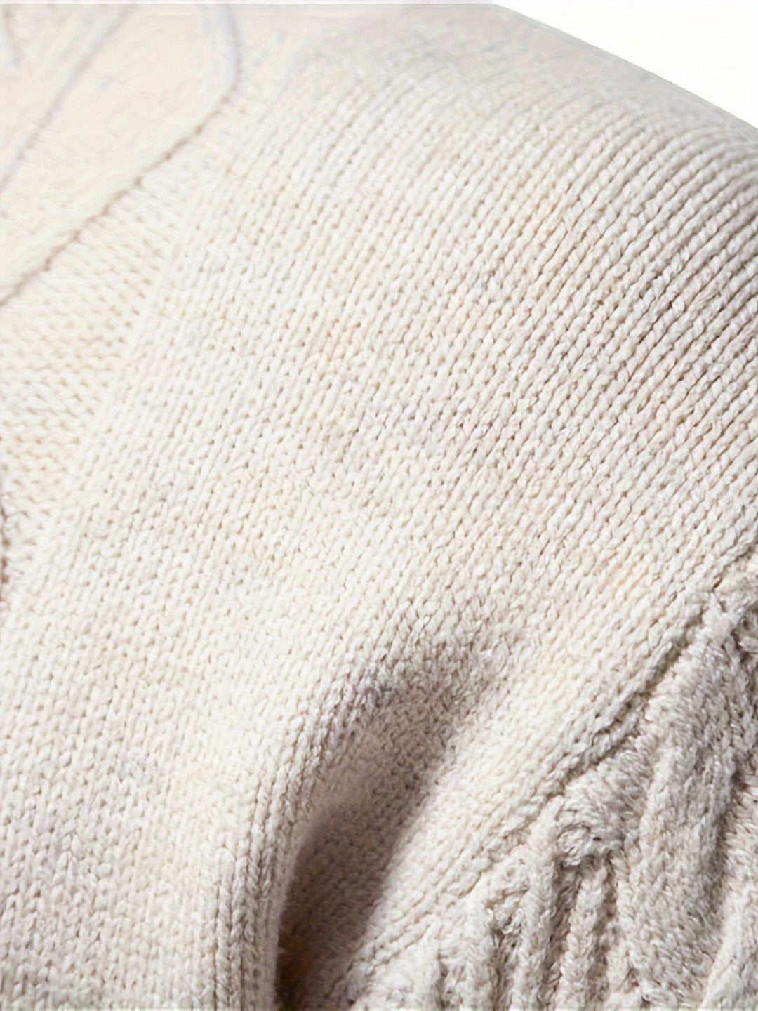 Comfortable Knitted Sweater for Men - Felix-Khaki-XS-Nora Luxe