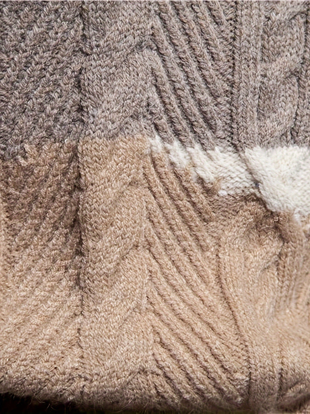 Comfortable Knitted Sweater for Men - Felix-Khaki-XS-Nora Luxe
