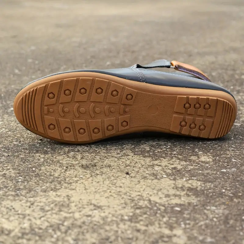 Comfortable Ladies Ankle Boots - ErgoFit-Green-3.5-Nora Luxe