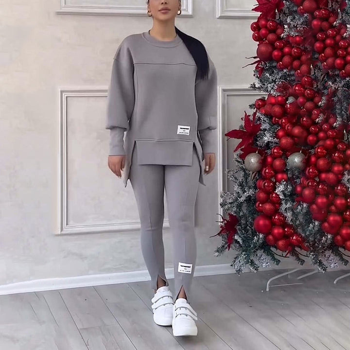 Comfortable Ladies Clothing Set - Elin-Gray-S-Nora Luxe