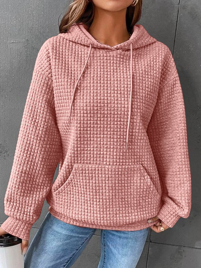 Comfortable Ladies Hoodie - Mia-Pink-S-Nora Luxe