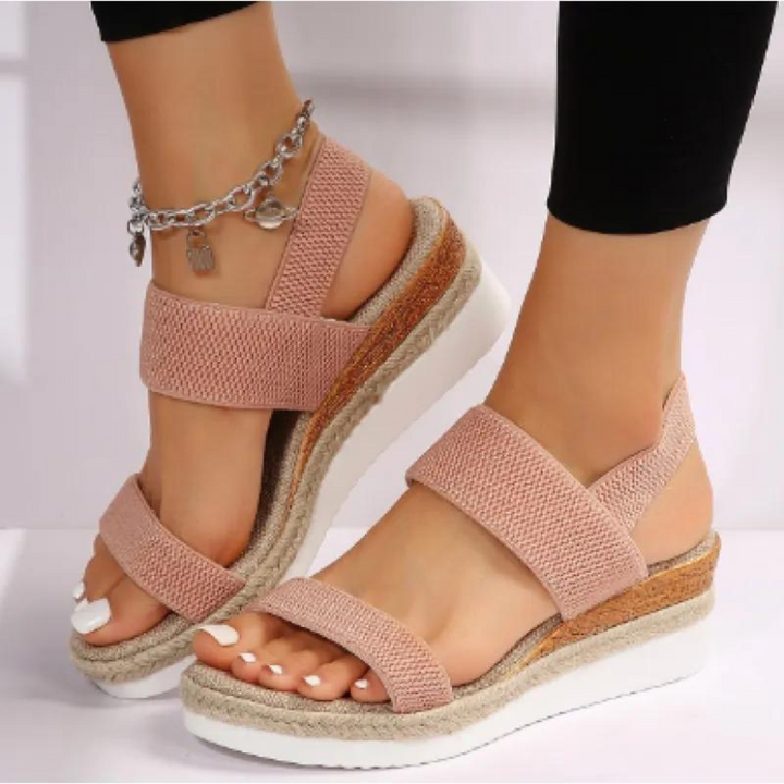 Comfortable Ladies Sandals for Every Day - Noa-Pink-3-Nora Luxe