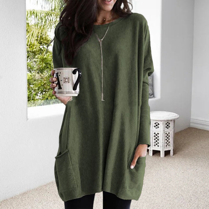 Comfortable Ladies' Sweater - Lina-Green-S-Nora Luxe