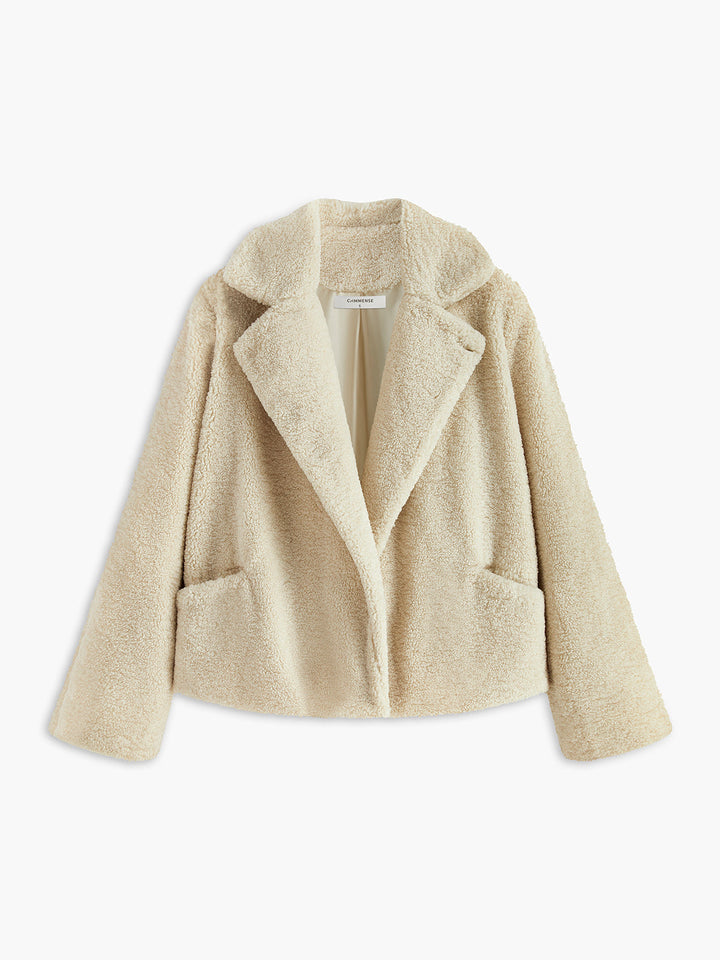 Comfortable Ladies Teddy Coat - Aveline-S-Nora Luxe