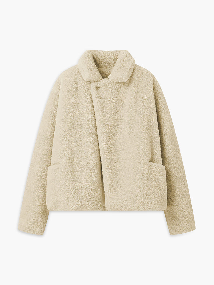 Comfortable Ladies Teddy Coat - Aveline-S-Nora Luxe