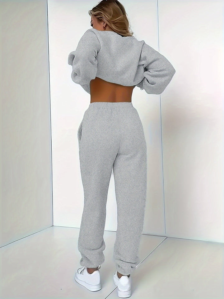 Comfortable Ladies' Tracksuit - Ivy-Black-S-Nora Luxe