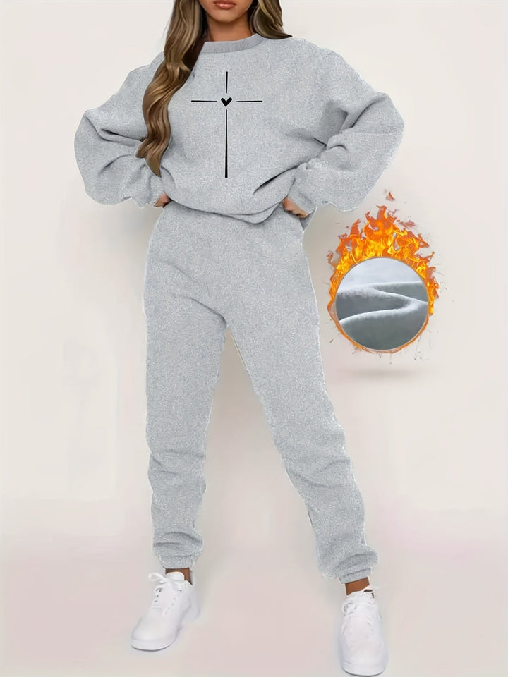 Comfortable Ladies' Tracksuit - Ivy-Gray-S-Nora Luxe