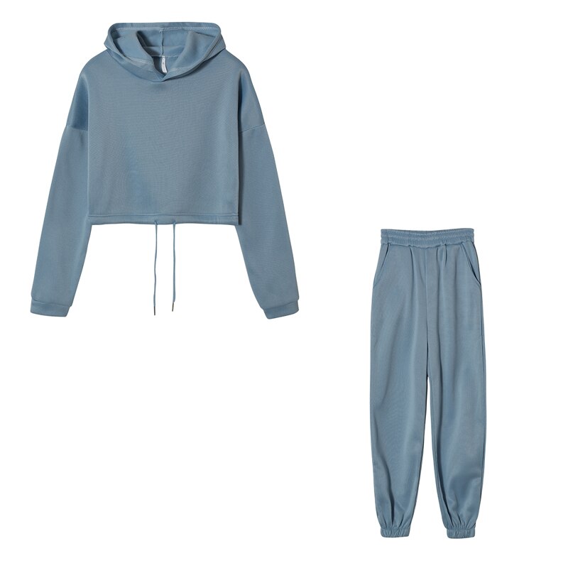 Comfortable Ladies Training Suit - Serena-Blue-S-Nora Luxe