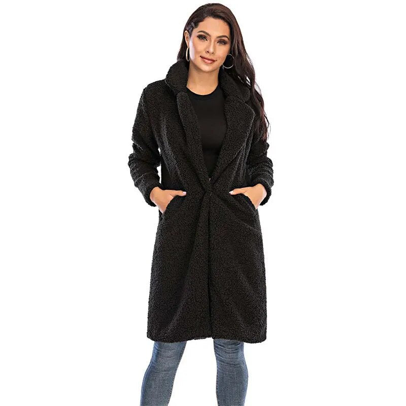 Comfortable Ladies Winter Coat - Mila-Dark Gray-S-Nora Luxe