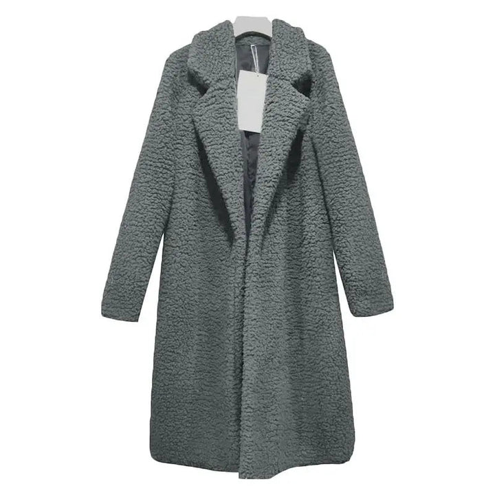 Comfortable Ladies Winter Coat - Mila-Dark Gray-S-Nora Luxe