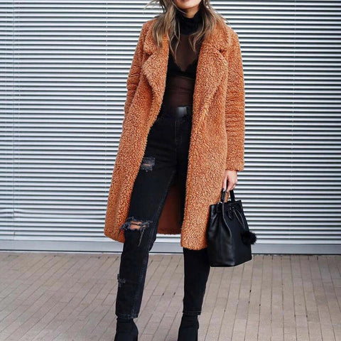 Comfortable Ladies Winter Coat - Mila-Dark Gray-S-Nora Luxe