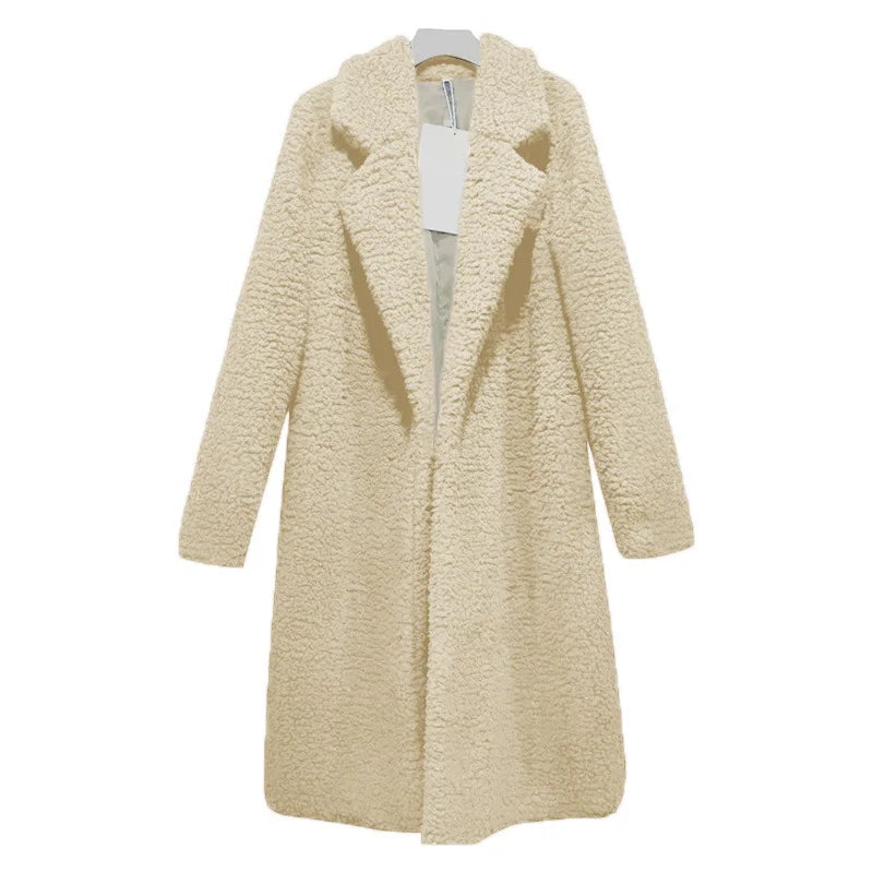 Comfortable Ladies Winter Coat - Mila-Khaki-S-Nora Luxe