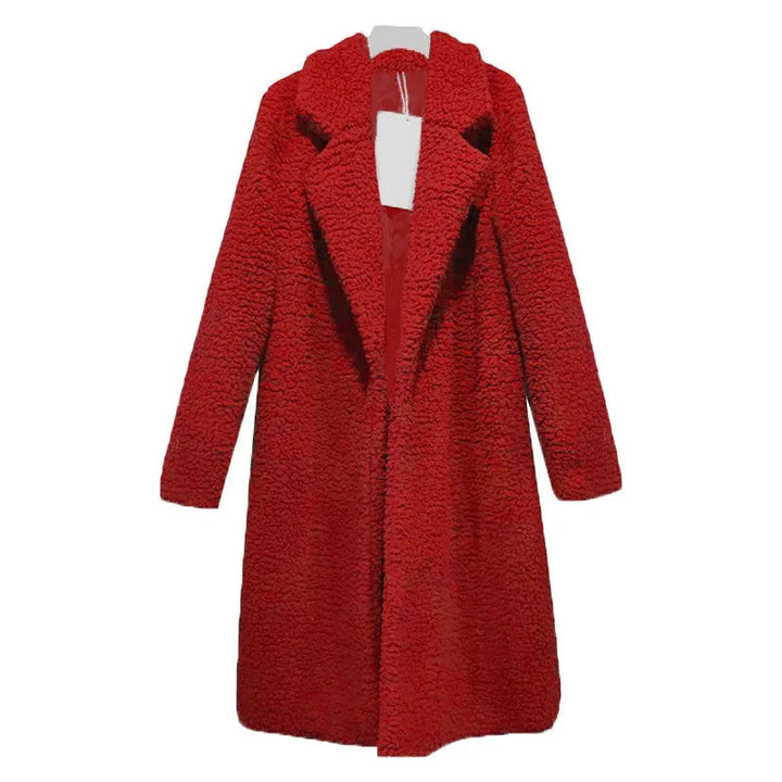 Comfortable Ladies Winter Coat - Mila-Red-S-Nora Luxe