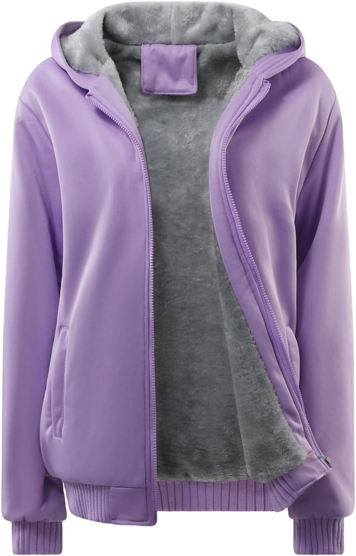 Comfortable Ladies Winter Fleece Vest - Gemma-Light purple-S-Nora Luxe