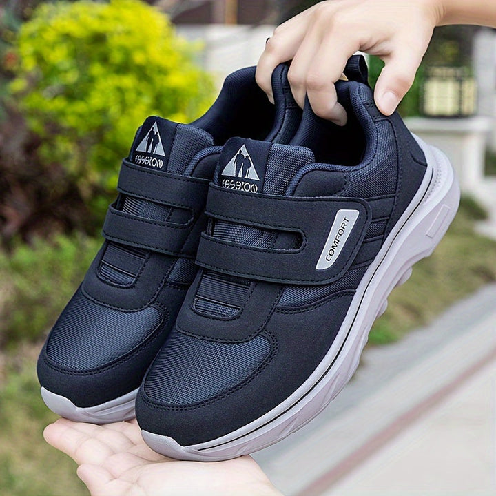 Comfortable Loop Shoes with Velcro - EasyStride-Black-3.5-Nora Luxe