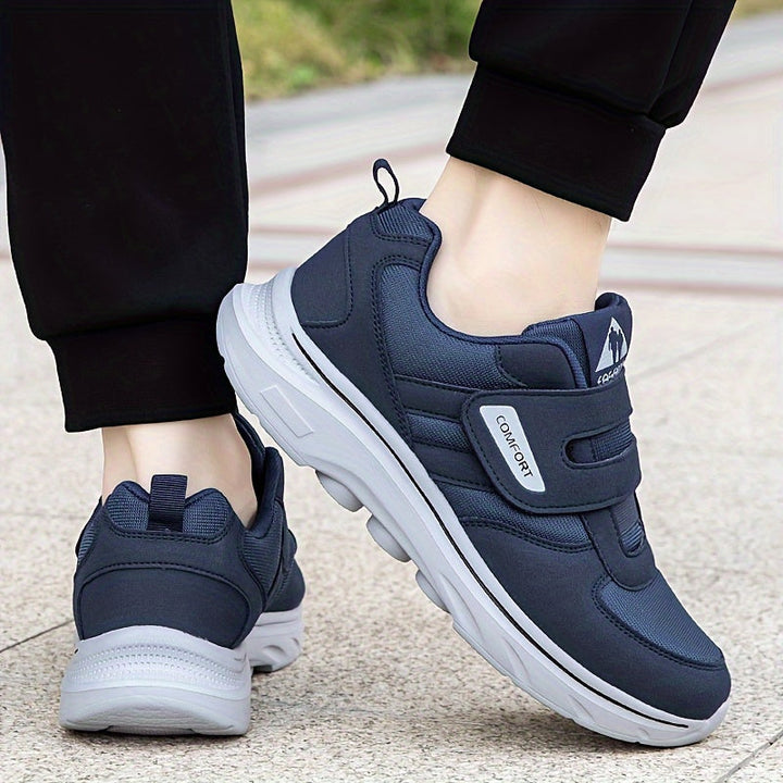 Comfortable Loop Shoes with Velcro - EasyStride-Black-3.5-Nora Luxe