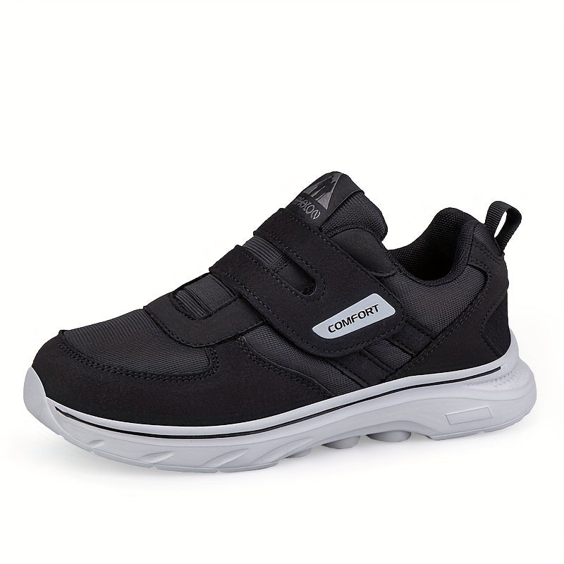 Comfortable Loop Shoes with Velcro - EasyStride-Black-3.5-Nora Luxe