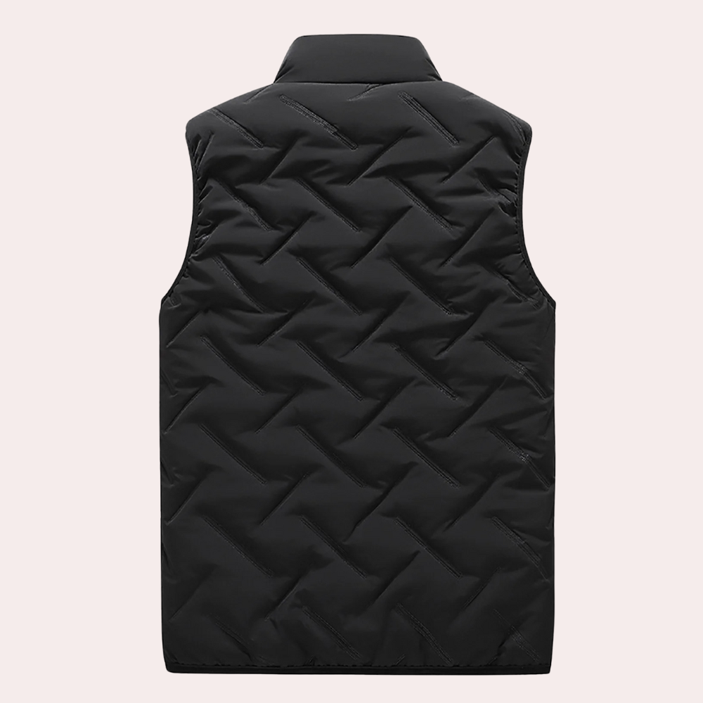 Comfortable Men's Bodywarmer - Daan-Black-S-Nora Luxe