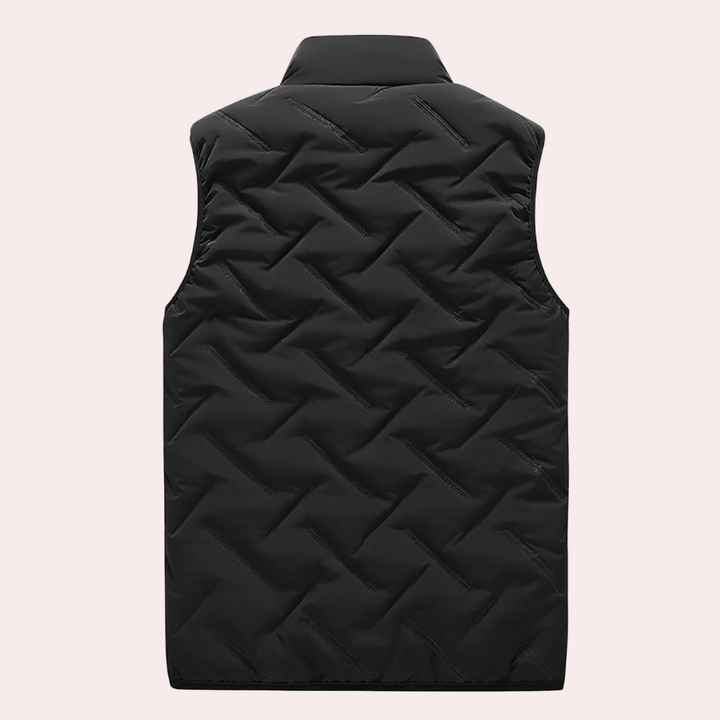 Comfortable Men's Bodywarmer - Daan-Black-S-Nora Luxe